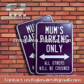 meal parking sign logo printed wall sign